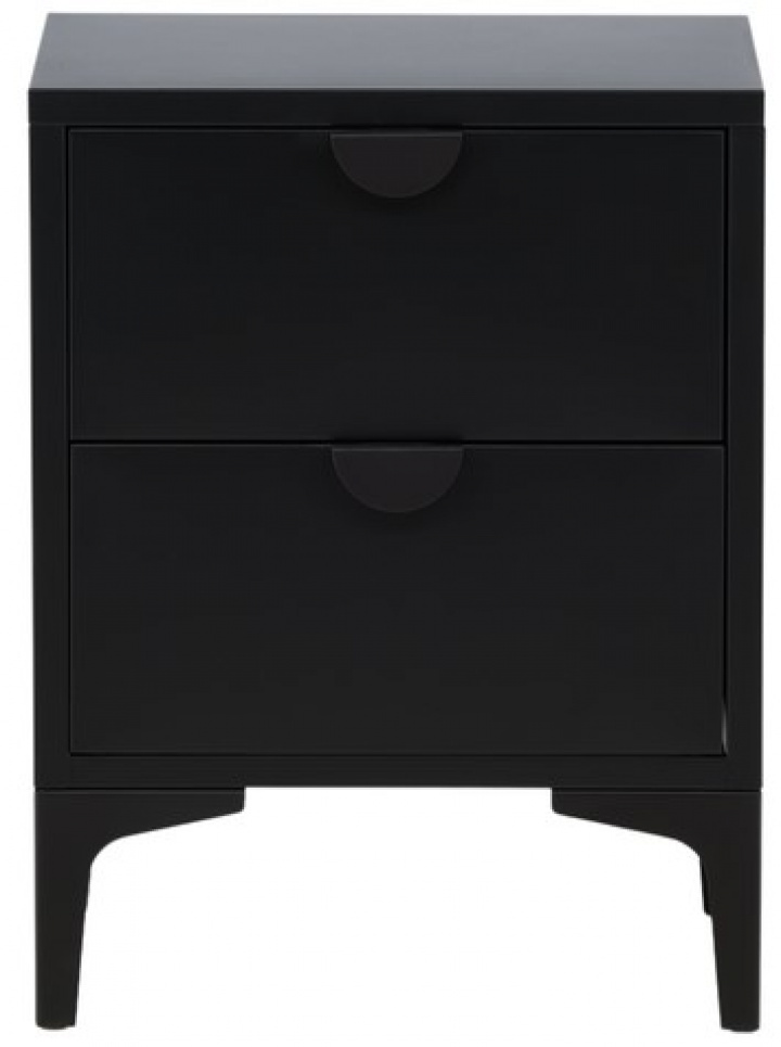 Kommode \'Evenes\' 45x52cm - Sort i gruppen Møbler / Hylder & opbevaring / Kommoder hos Reforma (15620-208)