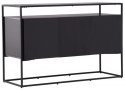 Skab \'Kingsport\' 120x80cm - Sort