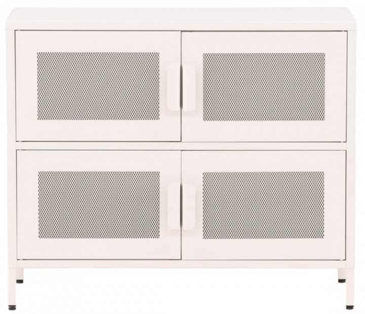 Skab \'Fjällbacka\' 90x75 - Hvid i gruppen Møbler / Hylder & opbevaring / Skabe og skænke hos Reforma (15629-201)