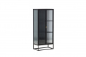 Skab \'Grebbestad\' 70x160cm - Sort