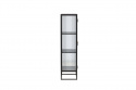 Skab \'Grebbestad\' 70x160cm - Sort