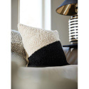 Pudebetræk \'Teddy\' 45x45 - Sort/Hvid
