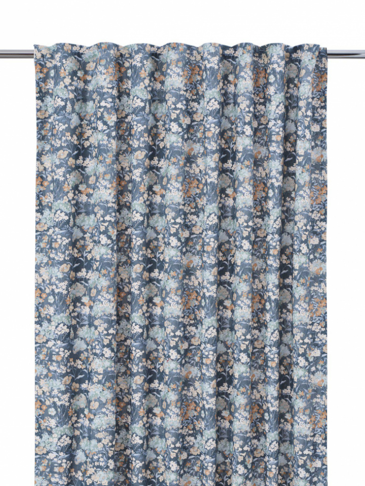 2-pak Gardin \'Äng\' 135x280cm - Blå i gruppen Indretning / Tekstiler / Gardiner hos Reforma (1618-20-008)
