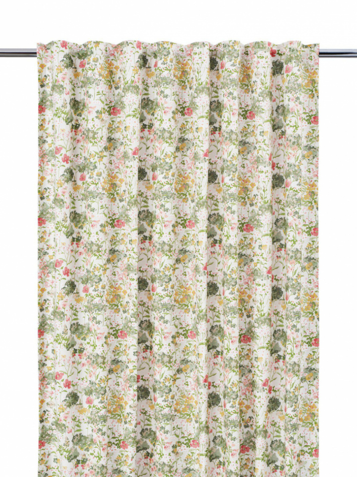 2-pak Gardin \'Äng\' 135x280cm - Multi i gruppen Indretning / Tekstiler / Gardiner hos Reforma (1618-20-999)