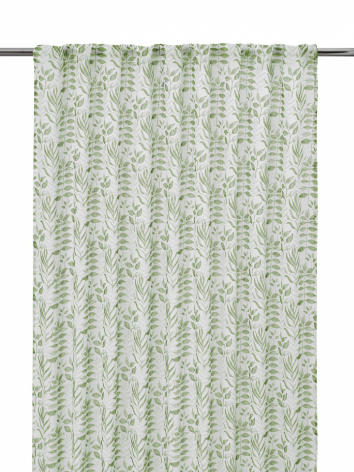 2-pak Gardin \'Filippa\' 140x280cm - Grøn i gruppen Indretning / Tekstiler / Gardiner hos Reforma (1629-20-177)