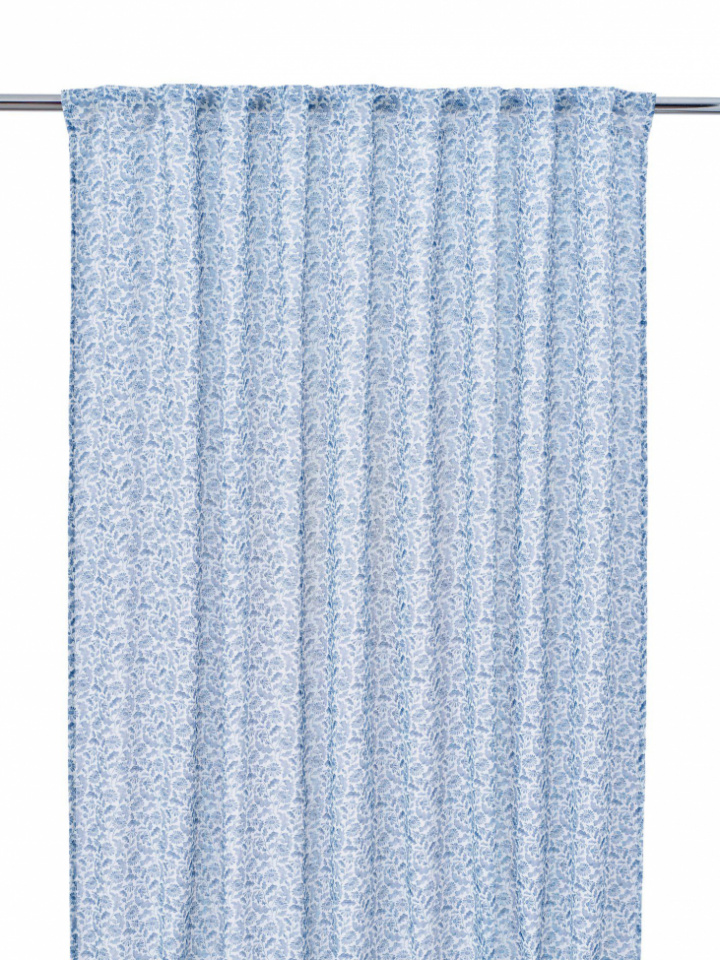 2-pak Gardin \'Filippa\' 140x280cm - Blå i gruppen Indretning / Tekstiler / Gardiner hos Reforma (1630-20-008)