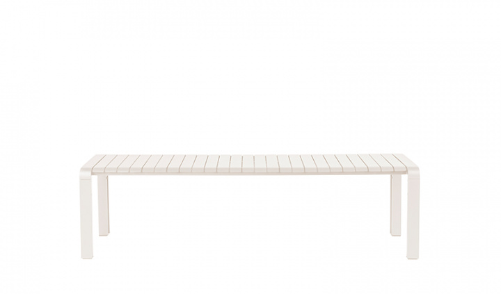 Havbænk \'Vondel\' 168,5x87cm - Hvid i gruppen Møbler / Havemøbler / Bænke til udendørs brug hos Reforma (1700012)