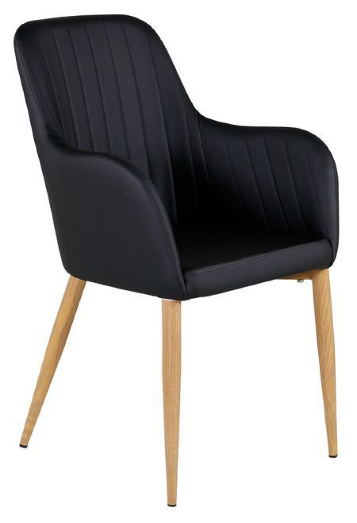 Stol \'F&aring;vang\' - Sort/Eg i gruppen Møbler / Sidde møbler / Stole hos Reforma (17702-458)