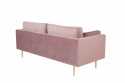 Sofa \'Bjelland\' 3-personers - Rosa