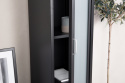 Skab \'Acero\' 35x150cm - Sort