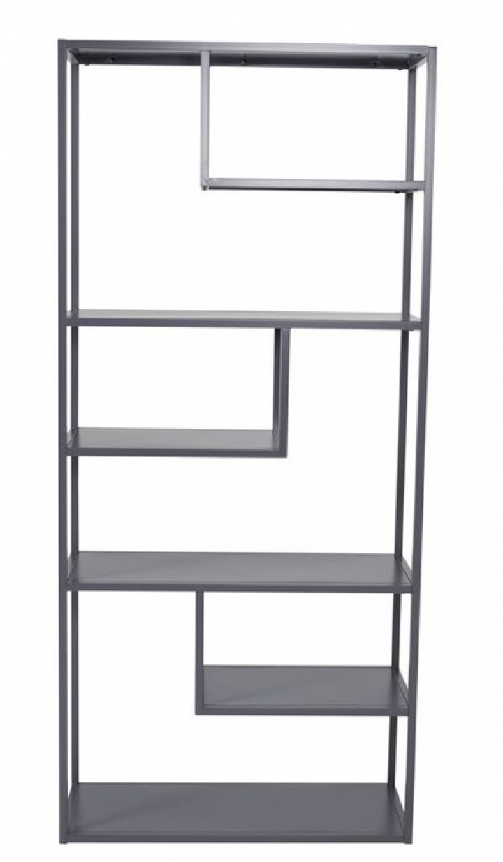 Hylde \'Staal\' 85x188cm - Lysgrå i gruppen Møbler / Hylder & opbevaring / Bogreoler hos Reforma (18076-205)
