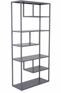 Hylde \'Staal\' 85x188cm - Lysgrå
