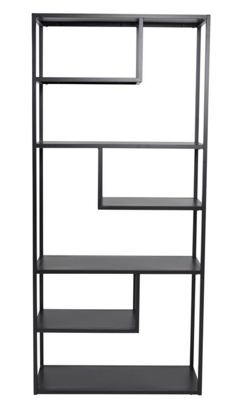 Hylde \'Staal\' 85x188cm - Sort i gruppen Møbler / Hylder & opbevaring / Bogreoler hos Reforma (18076-208)