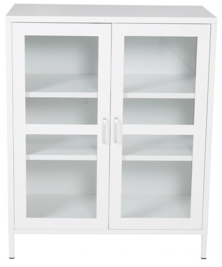 Skab \'Alva\' 80x97cm - Hvid i gruppen Møbler / Hylder & opbevaring / Skabe og skænke hos Reforma (18077-201)