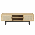 TV-bænk \'Stil\' - Natur/Sort