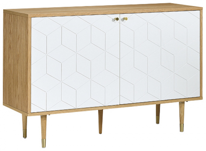 Skab \'Kumamoto\' - Hvid/Eg i gruppen Møbler / Hylder & opbevaring / Sideboards hos Reforma (1902)