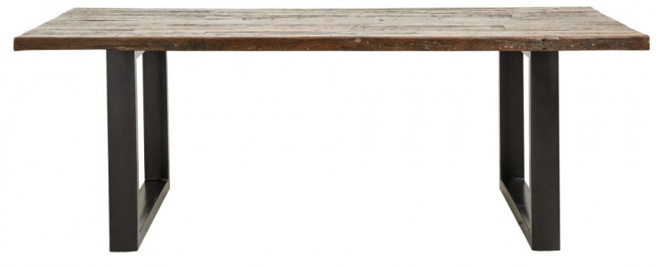 Spisebord \'Iron\' 220x100cm - Genanvendt træ i gruppen Møbler / Bord / Spisebord hos Reforma (1959)