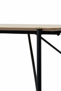 Spisebord \'Hornstull\' 160x90cm - Eg/Sort