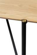Spisebord \'Hornstull\' 160x90cm - Eg/Sort