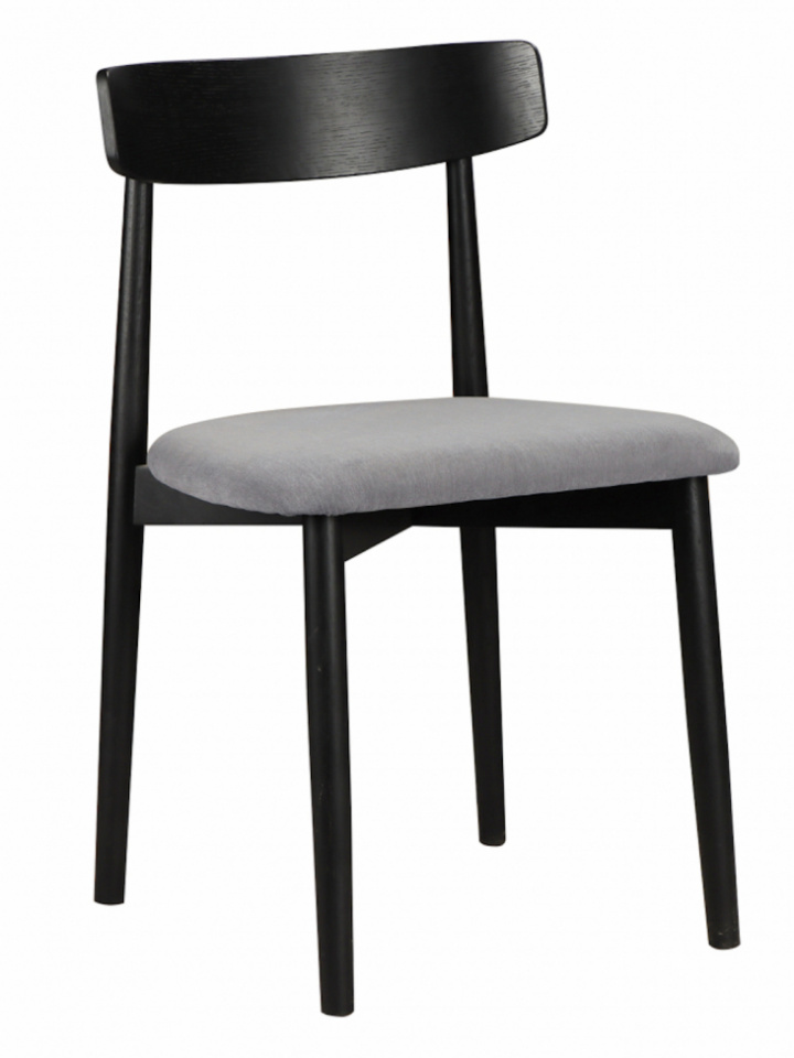 Stol \'Ystad\' - Sort/grå i gruppen Møbler / Sidde møbler / Stole hos Reforma (19791-black-oak)