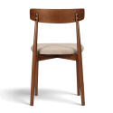 Stol \'Ystad\' - Valnød/beige