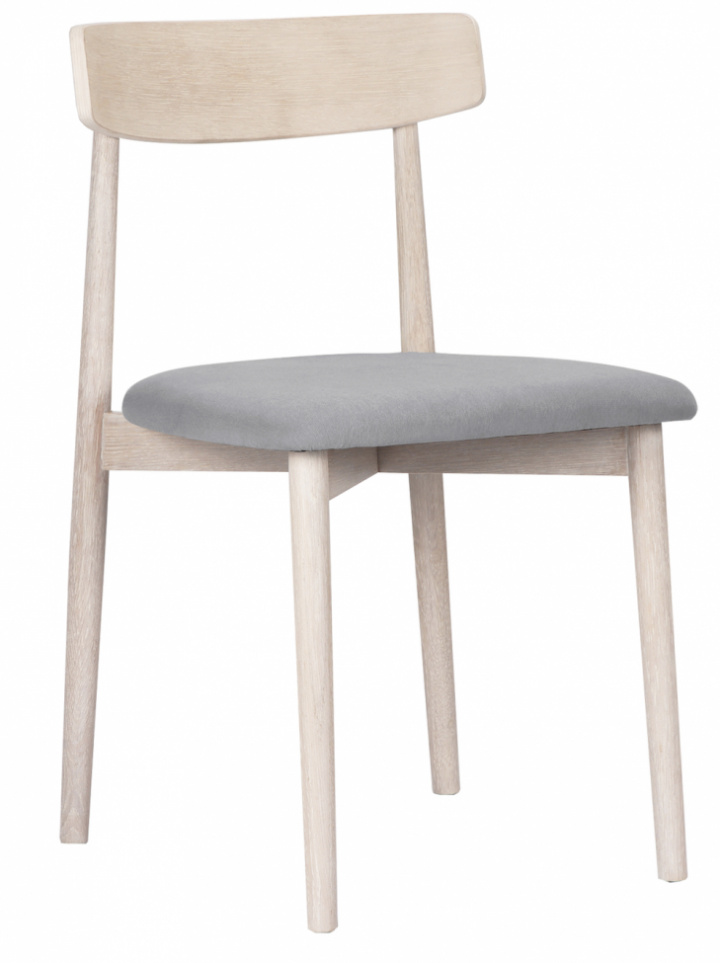 Stol \'Ystad\' - Hvid eg/grå i gruppen Møbler / Sidde møbler / Stole hos Reforma (19791-white-oak-grey)