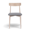 Stol \'Ystad\' - Hvid eg/grå