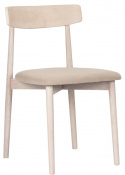 Stol \'Ystad\' - Hvid eg/beige