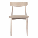 Stol \'Ystad\' - Hvid eg/beige