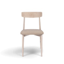 Stol \'Ystad\' - Hvid eg/beige