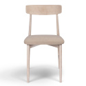 Stol \'Ystad\' - Hvid eg/beige