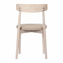 Stol \'Ystad\' - Hvid eg/beige