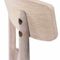 Stol \'Ystad\' - Hvid eg/beige
