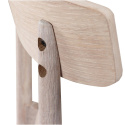 Stol \'Ystad\' - Hvid eg/beige