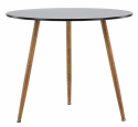 Spisebord \'Palermo\' Rundt 90cm - Sort