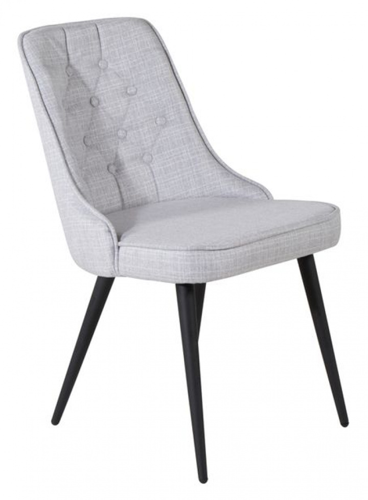 Stol \'Elverum Deluxe\' - Lysgrå/Sort i gruppen Møbler / Sidde møbler / Stole hos Reforma (19935-855)