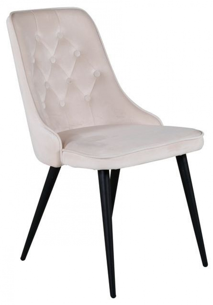 Stol \'Elverum Deluxe\' - Beige/Sort i gruppen Møbler / Sidde møbler / Stole hos Reforma (19935-880)