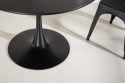 Spisebord \'Greta\' Rundt 100cm - Sort