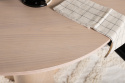 Spisebord \'Orsa\' Rundt 110cm - Hvidpudset