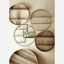 Cirkelformet væghylde \'Bamboo\' - Rattan