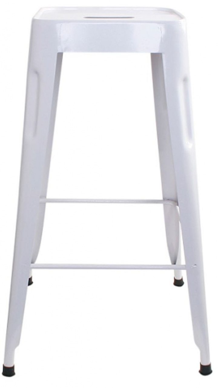 Puf \'Marseille\' 70cm - Hvidlakeret i gruppen Møbler / Sidde møbler / Barstole hos Reforma (2004-White-II-L)