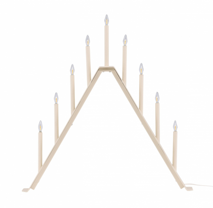 Adventsljusstake \'Mölndal\' - Beige i gruppen Belysning / Lamper / Julebelysning hos Reforma (20040-102)