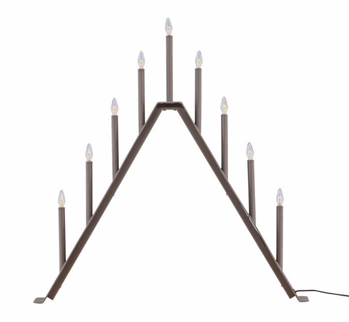 Adventsljusstake \'Mölndal\' - Mocka i gruppen Belysning / Lamper / Julebelysning hos Reforma (20040-125)