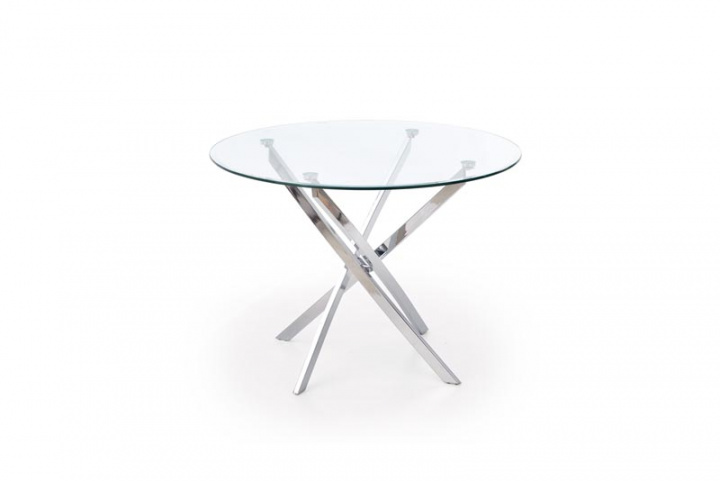 Spisebord \'Dania\' Rund 100cm - Sølv i gruppen Møbler / Bord / Runde spiseborde hos Reforma (2010001134916)