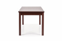 Spisebord \'Dark Walnut\' 118-158x75cm - Mørkebrun