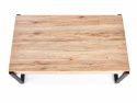 Bord \'Wood\' 110x64cm - Natur/Sort