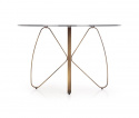 Spisebord \'Levanzo\' Rundt 120cm - Brun/Antik