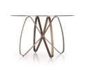 Spisebord \'Levanzo\' Rundt 120cm - Brun/Antik