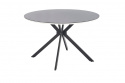 Spisebord \'Sestao\' Rundt 120cm - Sort