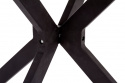 Spisebord \'Sestao\' Rundt 120cm - Sort